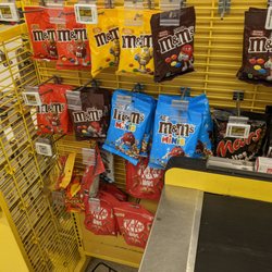 M&M's candy at the checkout