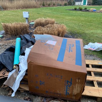 American Construction Group - This pile of garbage sat in our front yard for over 3 months before they finally removed it. - Pool & Hot Tub Service Near Me - Hudson, Ohio