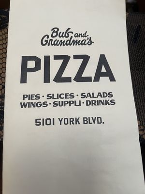 Bub and Grandma’s Pizza by null