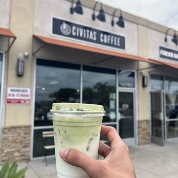 Civitas Coffee - Banana milk matcha - Coffee & Tea Near Me - La Mirada, California