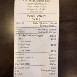 Knickerbockers Deli
