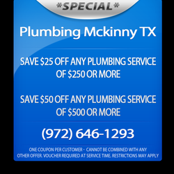 Plumbing Mckinney TX