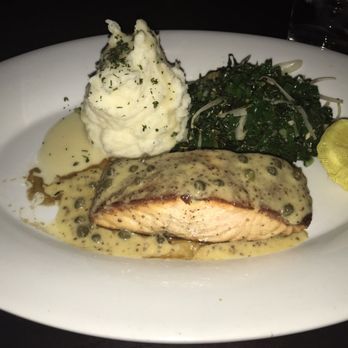 Nick's On 2nd - Salmon dinner - New American Near Me - Long Beach, California