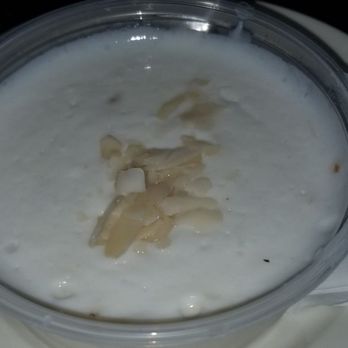 OBA Mediterranean Grill - Almond pudding, creamy, not too sweet so very refreshing and goes down smooth and easy. - Mediterranean Near Me - Flushing, New York