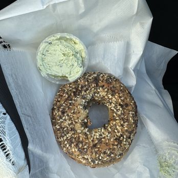 Bright Spot Donuts - Everything bagel with dill lemon cream cheese - Donuts Near Me - Raleigh, North Carolina