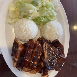 Wok & Teriyaki - Kalbi and Teriyaki Chicken Plate