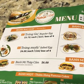 Thiem Hung Bakery - Menu - Bakeries Near Me - Houston, Texas Thiem Hung Bakery - Menu - Bakeries Near Me - Houston, Texas