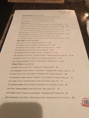 Menu photo 8 Virtù Honest Craft Scottsdale, AZ