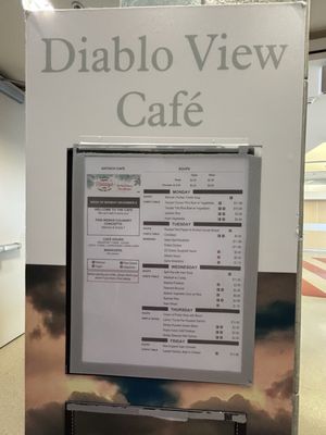 Menu photo 1 Kaiser Permanente Cafeteria Antioch, CA