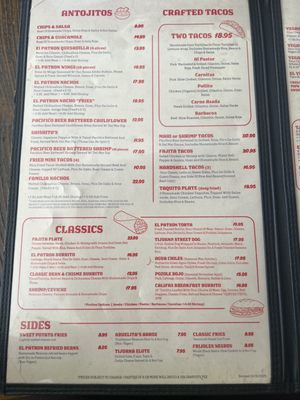 Menu photo 3 El Patron Palm Springs, CA Menu photo 3 El Patron Palm Springs, CA