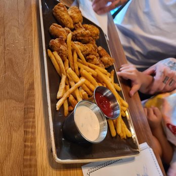 One Twenty Three Tavern - Kids Menu - Chicken Nugget & Fries - New American Near Me - Grand Rapids, Michigan One Twenty Three Tavern - Kids Menu - Chicken Nugget & Fries - New American Near Me - Grand Rapids, Michigan