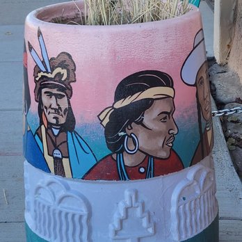 Silver Dust Trading - Planter with guys at front entrance. - Jewelry Near Me - Gallup, New Mexico