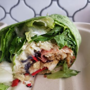 Express-o Yourself - Chicken Bacon Caesar Wrap - Coffee & Tea Near Me - Enumclaw, Washington Express-o Yourself - Chicken Bacon Caesar Wrap - Coffee & Tea Near Me - Enumclaw, Washington