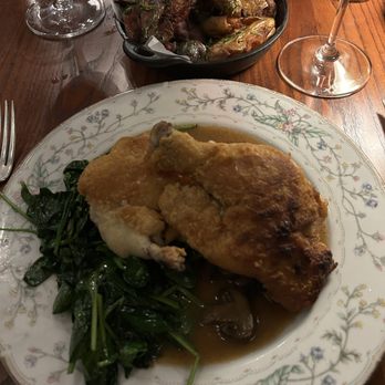 Osteria Stella - A unique presentation of chicken marsala. - Italian Near Me - Knoxville, Tennessee