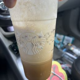 Ordered online, Just walked out the store and not even a full cup. And it didn't sit long either Ordered online, Just walked out the store and not even a full cup. And it didn't sit long either