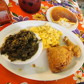 Southern Kitchen - Fried Chicken with Greens and Mac and Cheese - Southern Near Me - Tacoma, Washington