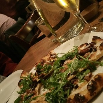Nopa - Flatbed with wild mushrooms and arugula. - New American Near Me - San Francisco, California Nopa - Flatbed with wild mushrooms and arugula. - New American Near Me - San Francisco, California
