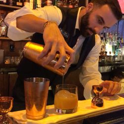 Commonwealth Bar and Lounge - Bryan working his magic. He is who you want to be serving you!