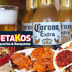 Banquetakos - Takos de Sirloin, Pastor, Arrachera, Chuleta, Bisteck, Tripa, Ubre, Gringa, kostra de Quesos entre otras especialidades