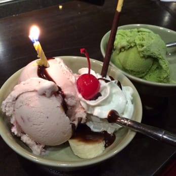 Benihana - Birthday ice cream :) - Teppanyaki Near Me - Arcadia, California