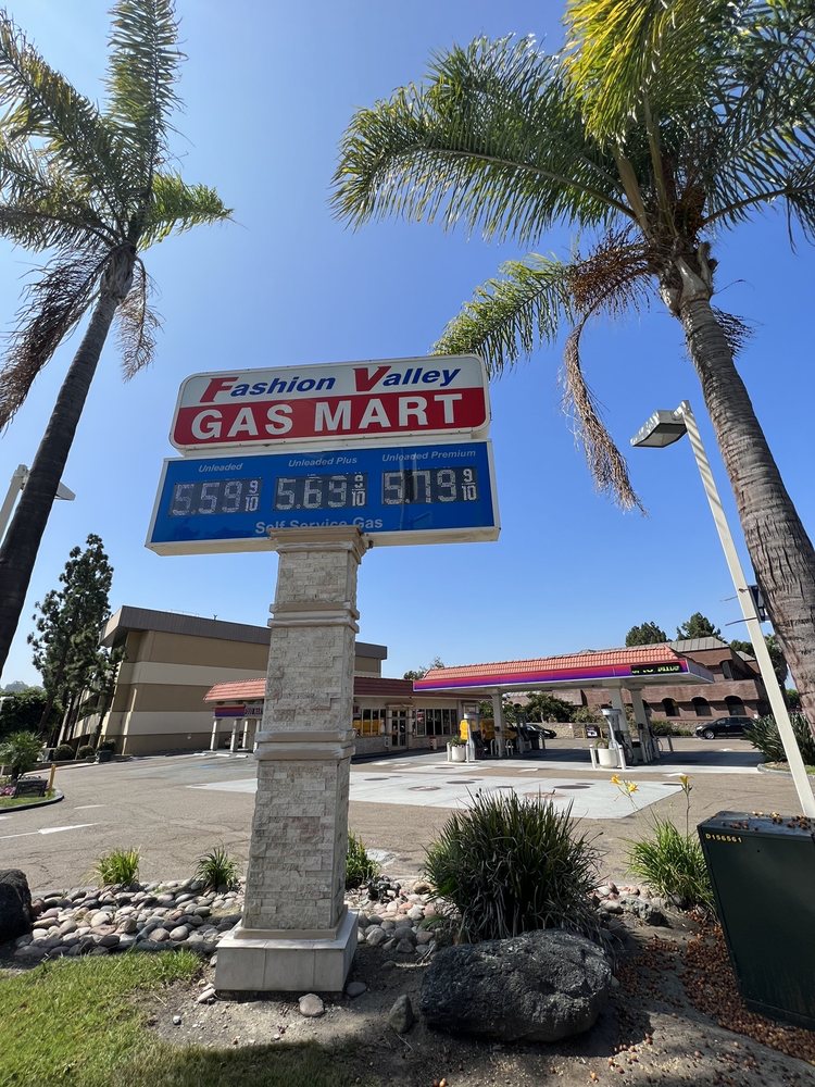 FASHION VALLEY GAS Updated September 2024 6899 Friars Rd, San Diego