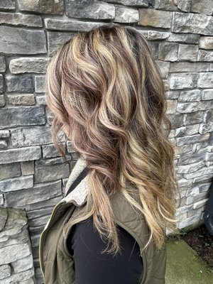 Hair Coloring Services - multiple photos of our amazing stylists work. we truly take pride in continuing out education with the latest techniques and styles. Have an vision? Book a complimentary consultation and we can discuss your journey!