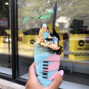 KURIMU - Ramune + harajuku strawberry soft serve - Bubble Tea Near Me - Chicago, Illinois KURIMU - Ramune + harajuku strawberry soft serve - Bubble Tea Near Me - Chicago, Illinois