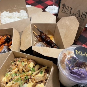 Islas Filipino BBQ and Bar - Chicken & pork BBQ skewers, sisig and halo halo - everything was DELICIOUS. - Filipino Near Me - Toronto, Ontario Islas Filipino BBQ and Bar - Chicken & pork BBQ skewers, sisig and halo halo - everything was DELICIOUS. - Filipino Near Me - Toronto, Ontario
