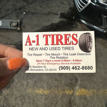 A-1 Tire & Mobile Services - Tires Near Me - San Bernardino, California A-1 Tire & Mobile Services - Tires Near Me - San Bernardino, California