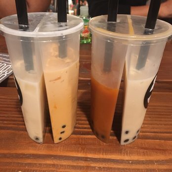 Mini Monster Cafe - ... My friend and I got the same exact drinks (Thai Tea & Jasmine)  That don't look the same - Ice Cream & Frozen Yogurt Near Me - Long Beach, California