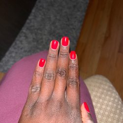 L A Nail - No chip manicure - left hand