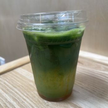 Malaya - Mango lemonade matcha - Coffee & Tea Near Me - Los Angeles, California Malaya - Mango lemonade matcha - Coffee & Tea Near Me - Los Angeles, California