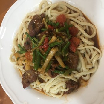 Kroran Uyghur Cuisine - Lengmen: handmade noodles with vegetable and lamb - Chinese Near Me - Toronto, Ontario Kroran Uyghur Cuisine - Lengmen: handmade noodles with vegetable and lamb - Chinese Near Me - Toronto, Ontario