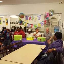 At Home Solutions - AHS celebrates our March birthdays. Members sang happy birthday to their peers and we all shared some cake and laughs!