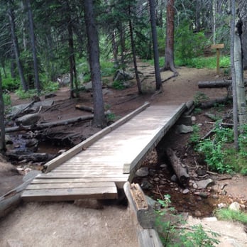 Lower Maxwell Falls Trail Head - River crossing - Hiking Near Me - Evergreen, Colorado