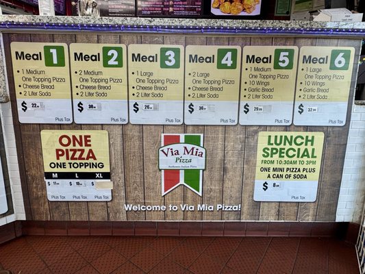 Menu photo 6 Via Mia Pizza San Jose, CA Menu photo 6 Via Mia Pizza San Jose, CA