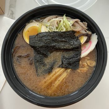 Rain Bistro - Miso ramen with black garlic broth - Asian Fusion Near Me - Tampa, Florida Rain Bistro - Miso ramen with black garlic broth - Asian Fusion Near Me - Tampa, Florida