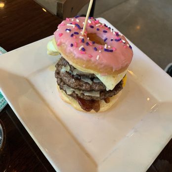 Bosscat Kitchen & Libations - Donut Burger - New American Near Me - Houston, Texas