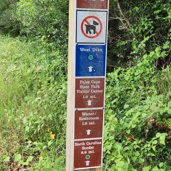 False Cape State Park - Don't forget. After hiking to the entrance, it's more hiking to the Visitor's Center! - Parks Near Me - Virginia Beach, Virginia