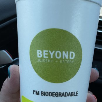 Beyond Juicery + Eatery - They use biodegradable cups! - Juice Bars & Smoothies Near Me - Copley, Ohio