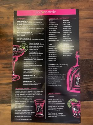 Menu photo 5 Bar Poca Madre Burr Ridge, IL