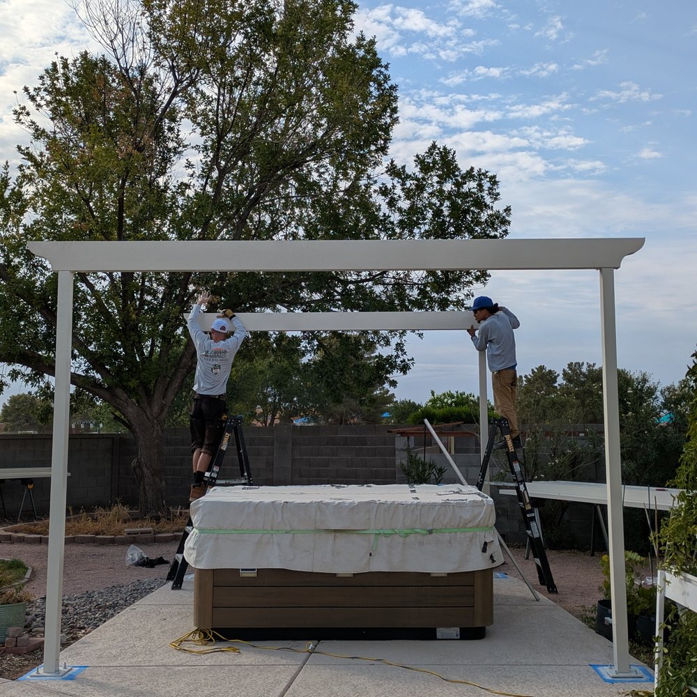 Sonoran Shade - Before on Free standing pergola - Patio Coverings Near Me Sonoran Shade - Before on Free standing pergola - Patio Coverings Near Me