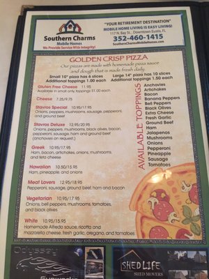 Menu photo 5 Stavros and Sons Eustis, FL