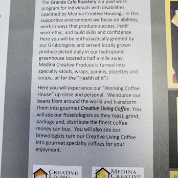 Creative Living Coffee - They help those who have disabilities - Coffee Roasteries Near Me - Medina, Ohio Creative Living Coffee - They help those who have disabilities - Coffee Roasteries Near Me - Medina, Ohio