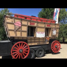 a horse drawn wagon