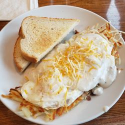 Sunny Street Cafe - THE VERY GOOD Loaded Hashbrowns.