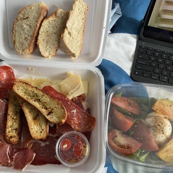Antica Osteria - My $70 lunch.... ($40 the "charcuterie board and $20 for the caprese salad + tax) - Italian Near Me - Brampton, Ontario