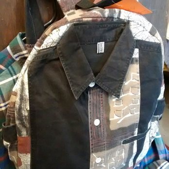 Cream on Crown - Backpack made with old shirt - Used, Vintage & Consignment Near Me - Surry Hills, NSW