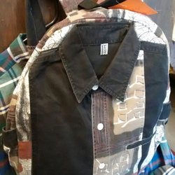 Cream on Crown - Backpack made with old shirt