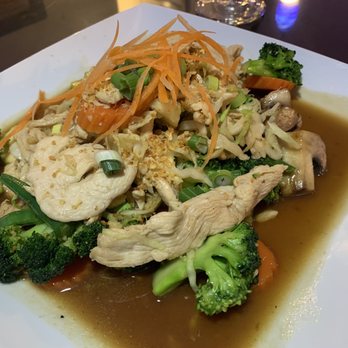 Thai Nine - Sir fried vegetables with chicken $18.95 as of March 2022. It was very tasty - Thai Near Me - Jacksonville, Florida